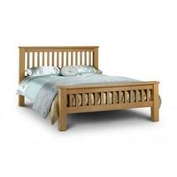 Amsterdam 135Cm Wooden Bed In Oak Finish