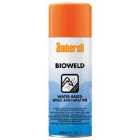 ambersil 31621 aa bioweld water based weld anti spatter spray 400ml