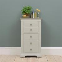 amberley grey painted tallboy