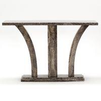 amalfi console table pearl grey