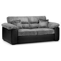 Ameba 2 Seater Sofa Black and Slate