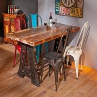 amar urban chic rectangular multi coloured dining table only