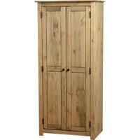 Amitola 2 Door Wardrobe in Natural Oak Wax