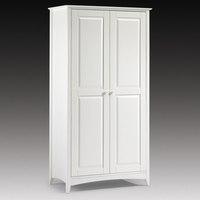 Amani Wardrobe In White With 2 Doors