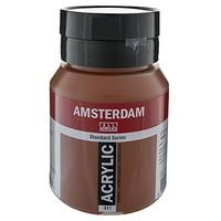 amsterdam acrylic colour 500ml bottle burnt sienna