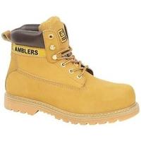 Amblers Steel FS7 Womens Toe Cap Safety Boots Textile Nubuck Rubber Lace Up Shoe