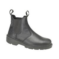 Amblers Steel FS116 Mens Pull On Dealers Boots Textile Leather Dual Density