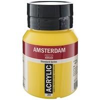 Amsterdam Acrylic Colour 500ml bottle AZO YELLOW MEDIUM