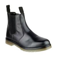 Amblers Mens Colchester Boots Textile Leather PVC Slip On Fastening Footwear