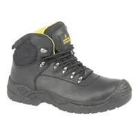 Amblers Steel FS220 Mens WP Safety Boots Textile Leather PU Lace Up Fastening