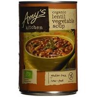 Amy\'s Kitchen Lentil Vegetable Soup 411 g (Pack of 6)