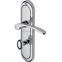 ambassador bathroom door handle set of 2 finish polished chrome