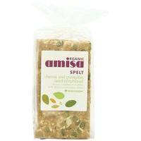 Amisa Organic Crispbread - Spelt Pumpkin Seed (200g) - Pack of 2