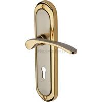 Ambassador Lever Lock (Set of 2) Finish: Jupiter Split