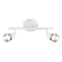 Amalfi 2 x 50W GU10 Spotlight Plate White - 84742