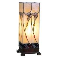 amber coloured table lamp amberly 45cm