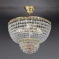 AMSTERDAM ceiling light with 24-carat gold