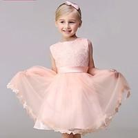 amgam a line short mini flower girl dress lace tulle jewel with bows s ...