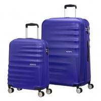 American Tourister Wavebreaker Spinner 2 PC Suitcase Set, Nautical Blue, Spinner 2 PC