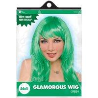 amscan glamorous wig party accessory green