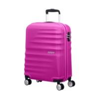 american tourister wavebreaker spinner 55 cm hot lips pink