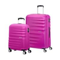 american tourister wavebreaker spinner set 5577 cm hot lips pink