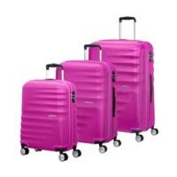 American Tourister Wavebreaker Spinner-Set 55/67/77 cm hot lips pink