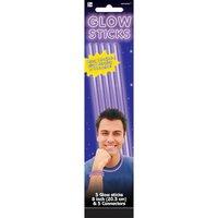 amscan 5 piece glow sticks party accessory purple