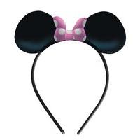 amscan disney minnie mouse ears and bow pink