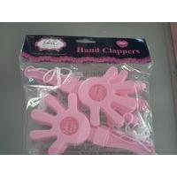 Amscan International Girls Night Out Hand Clappers With Cord, Pack Of 4