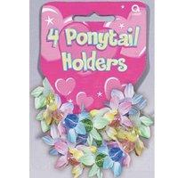 amscan international hula girl ponytail holder hawaiian pack of 4