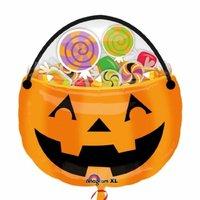 Amscan International Skeleton Shaped Halloween Treat Pail