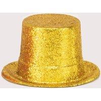 Amscan Top Hat Glitter Hollywood, Gold