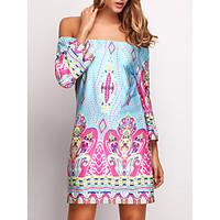 Amazon ebay AliExpress collar print dress
