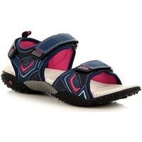 american club granatowe girlss childrens sandals in multicolour