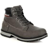 american club ocieplane szare boyss childrens walking boots in grey