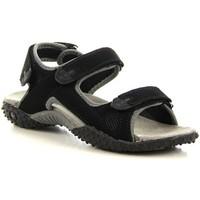 american club czarne modzieowe girlss childrens sandals in black