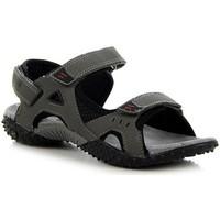 american club szare na rzepy girlss childrens sandals in grey