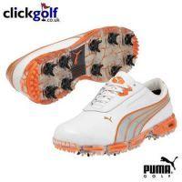 AMP Cell Fusion Golf Shoe - White/Orange