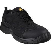 amblers safety fs214 mens shoes trainers in black