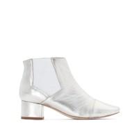 Ame Metallic Leather Ankle Boots