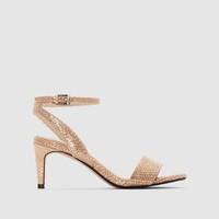 Amali Jewel Snakeskin Effect Sandals