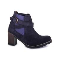 Amy Waxy Suede Ankle Boots