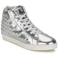 American College SILVER women\'s Shoes (High-top Trainers) in Silver