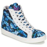 american college forget me not womens shoes high top trainers in blue