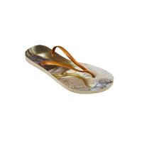 Amazonas Enjoy Concha Brown And Grey Woman Flip-Flops