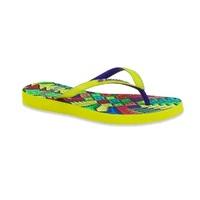 amazonas enjoy caleidoscopio flip flop women green