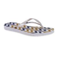 Amazonas Enjoy Zig Zag Flip Flop Women White