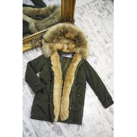 amaria chunky faux fur hooded parka