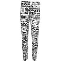 amelia aztec print leggings black